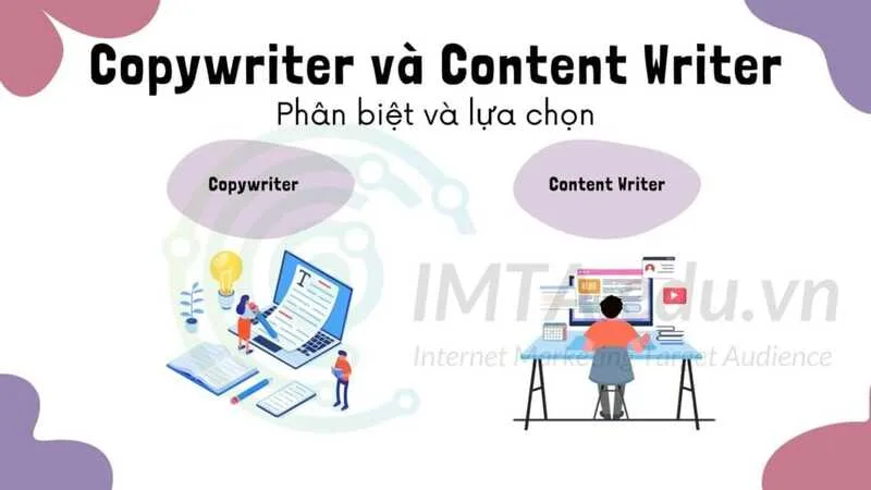 Content Writer thường tập trung vào nội dung cung cấp thông tin và xây dựng niềm tin, trong khi Copywriter thiên về quảng cáo và thúc đẩy hành động.