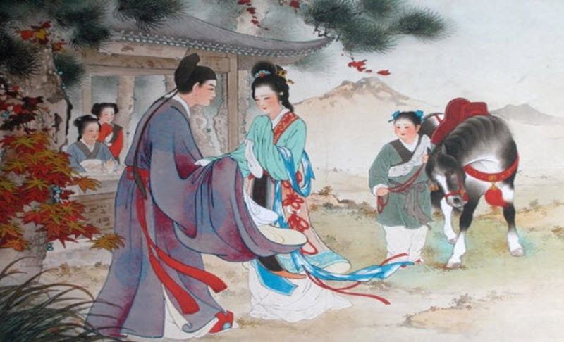 Thúy Kiều thể hiện tài năng cầm kỳ thi họa vượt bậc, dự báo một định mệnh gian truân.