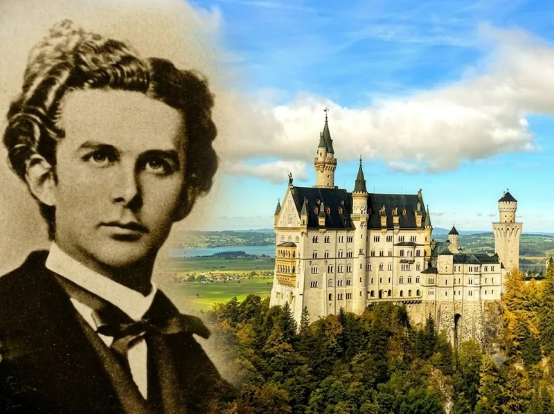 Chân dung vua Ludwig II, người khởi công xây dựng lâu đài.
